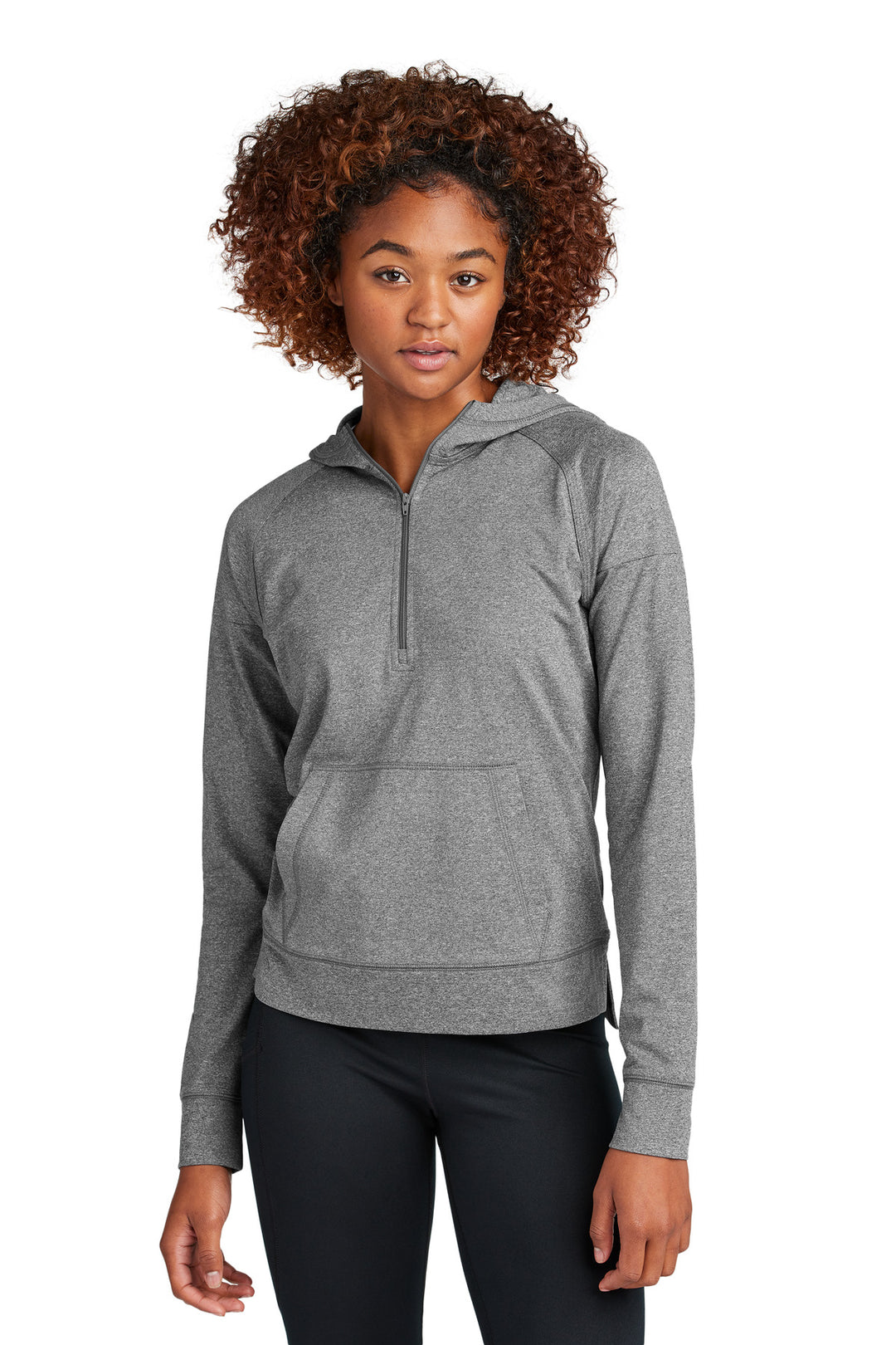 Sport-Tek ®  Women's Sport-Wick ®  Stretch 1/2-Zip Hoodie LST856