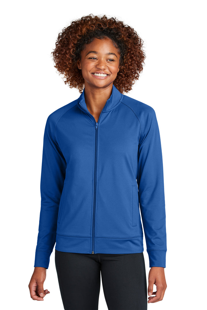 Sport-Tek ®  Women's Sport-Wick ®  Stretch Full-Zip Cadet Jacket LST857