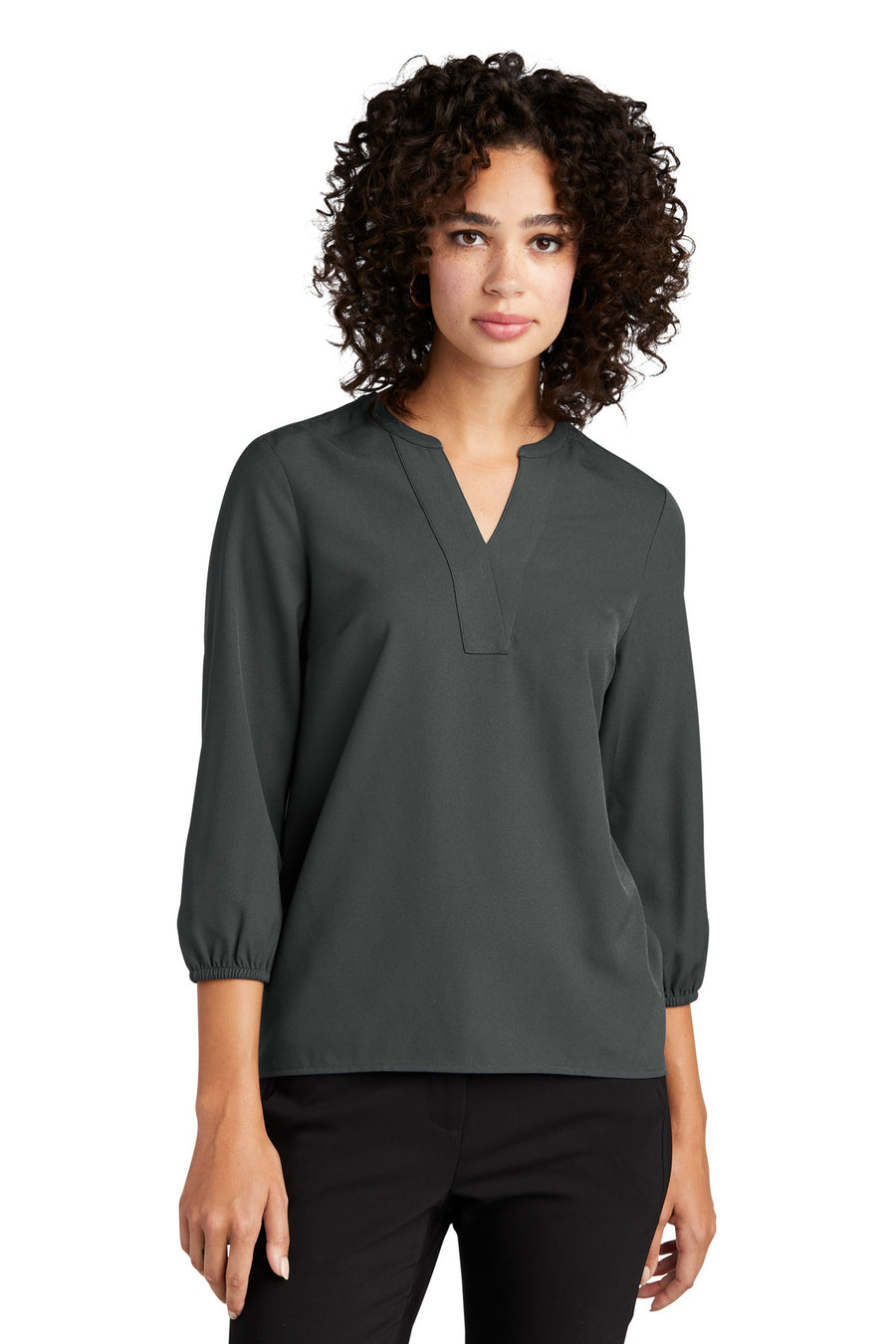 Mercer+Mettle ®  Women's Stretch Crepe 3/4-Sleeve Blouse MM2011