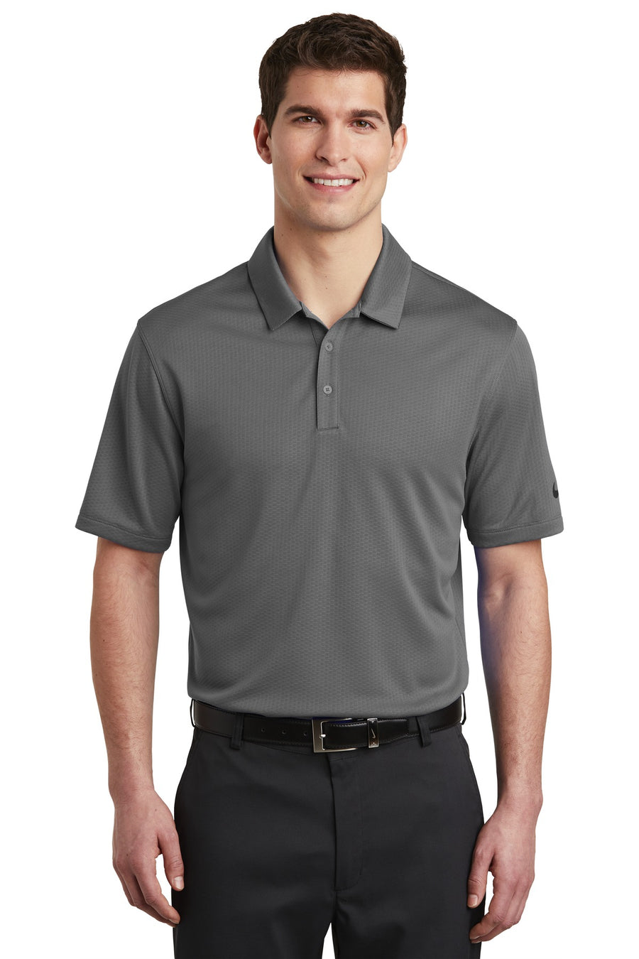 Nike Dri-FIT Hex Textured Polo. NKAH6266