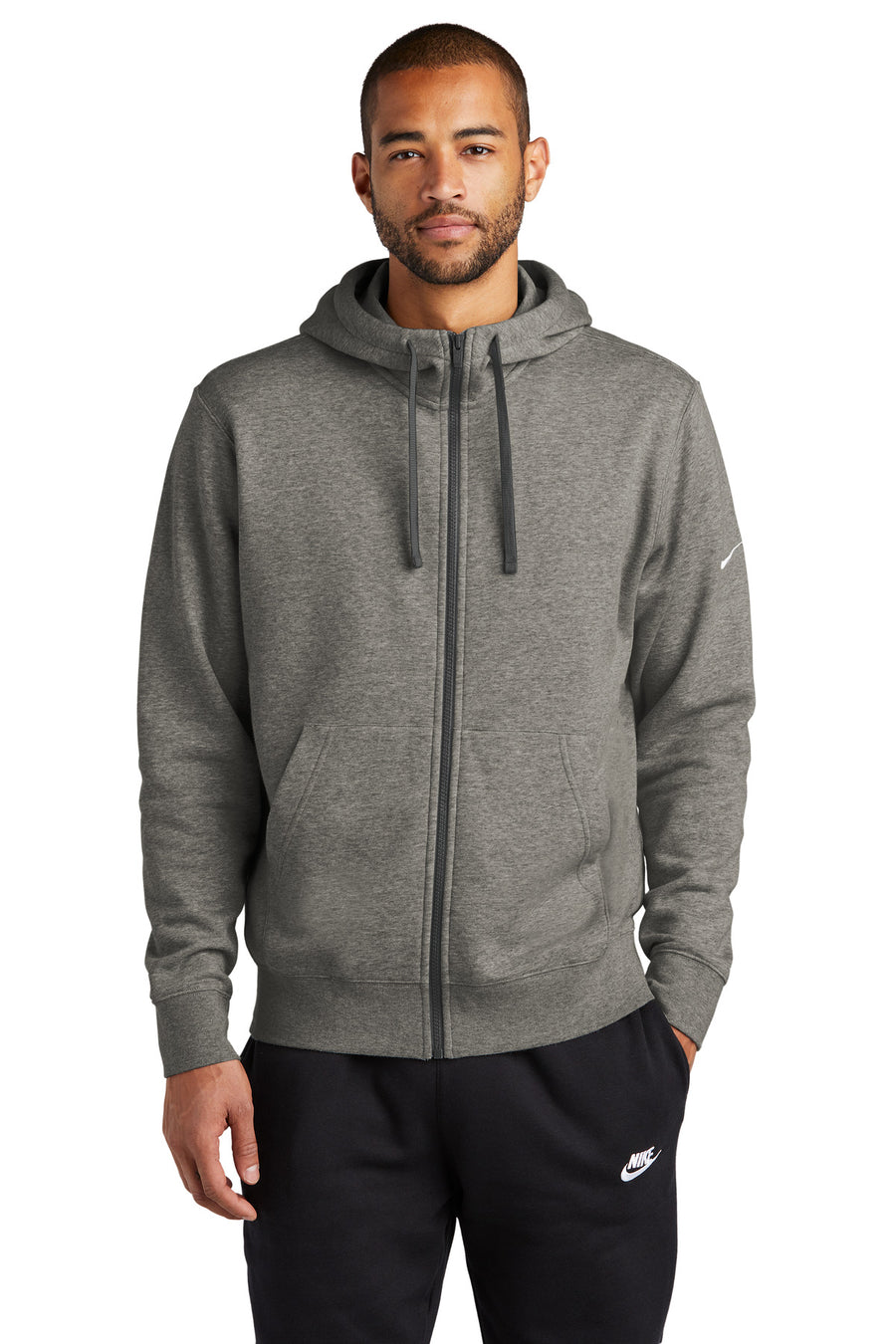 Nike Club Fleece Sleeve Swoosh Full-Zip Hoodie NKDR1513