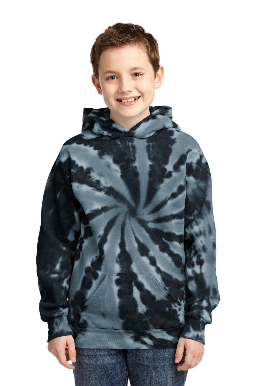 Port & Company ®  Youth Tie-Dye Pullover Hooded Sweatshirt. PC146Y