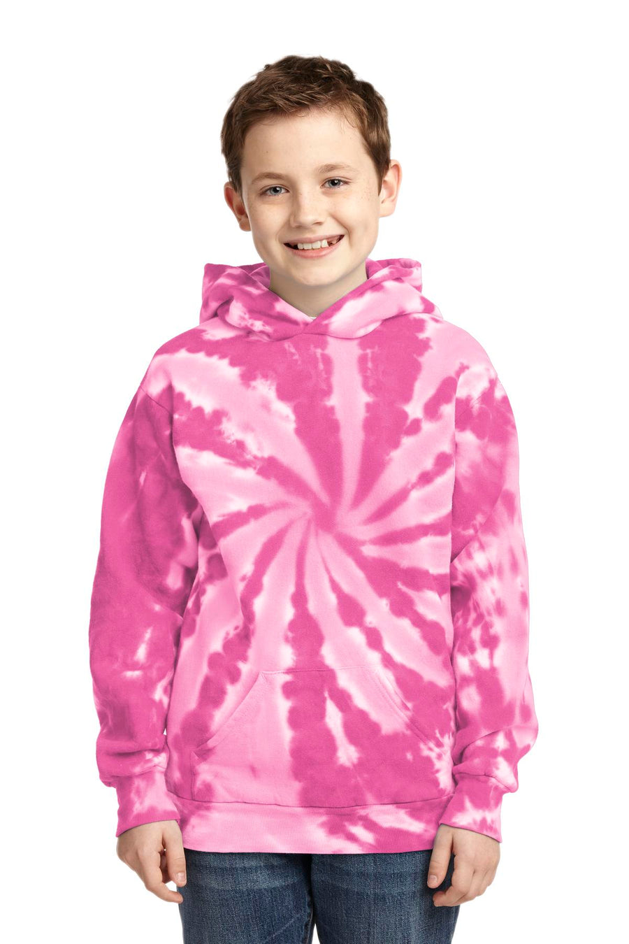 Port & Company ®  Youth Tie-Dye Pullover Hooded Sweatshirt. PC146Y