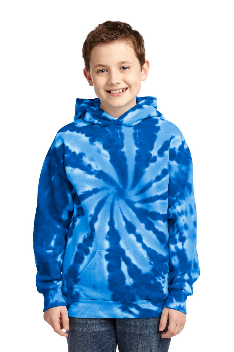 Port & Company ®  Youth Tie-Dye Pullover Hooded Sweatshirt. PC146Y