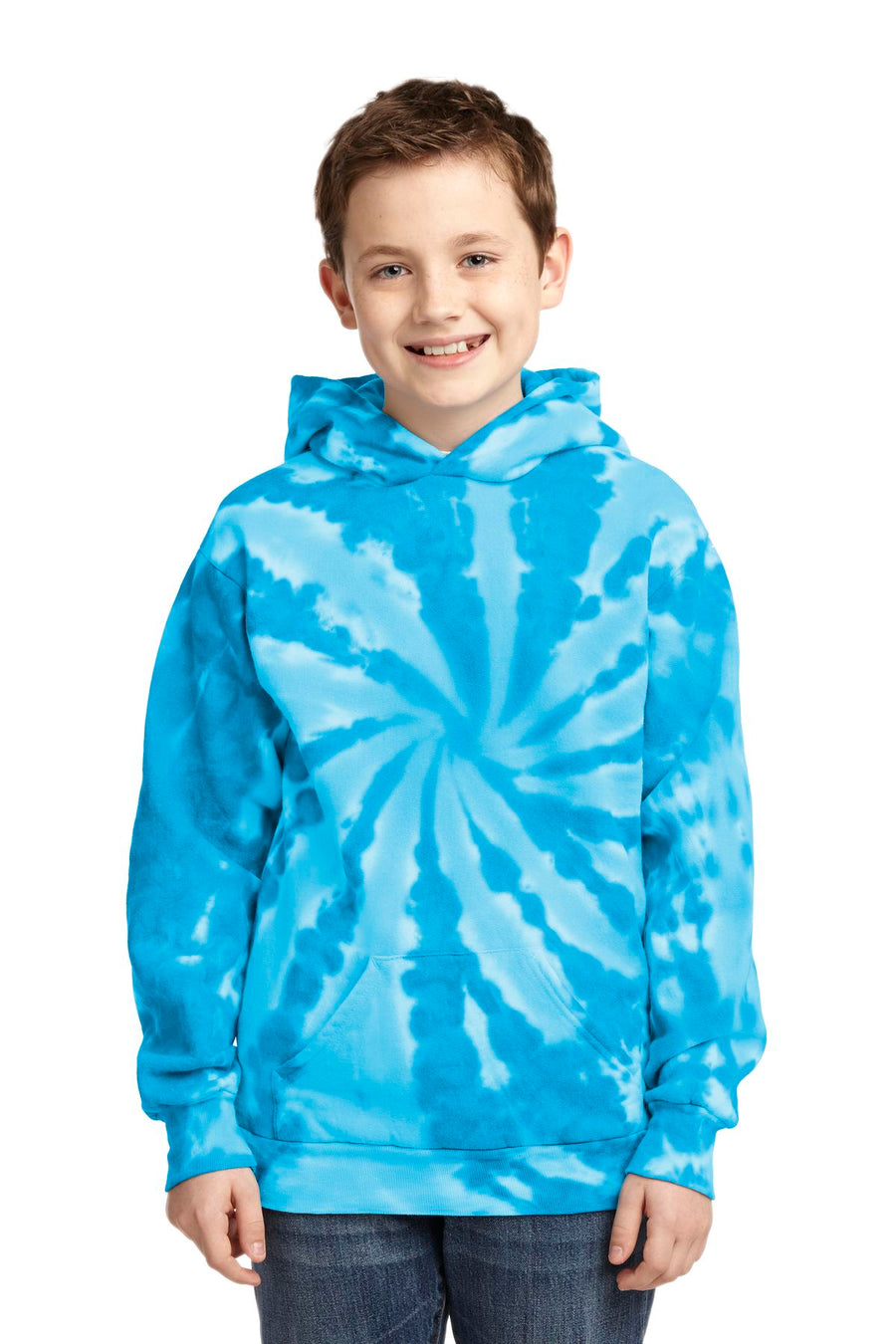 Port & Company ®  Youth Tie-Dye Pullover Hooded Sweatshirt. PC146Y