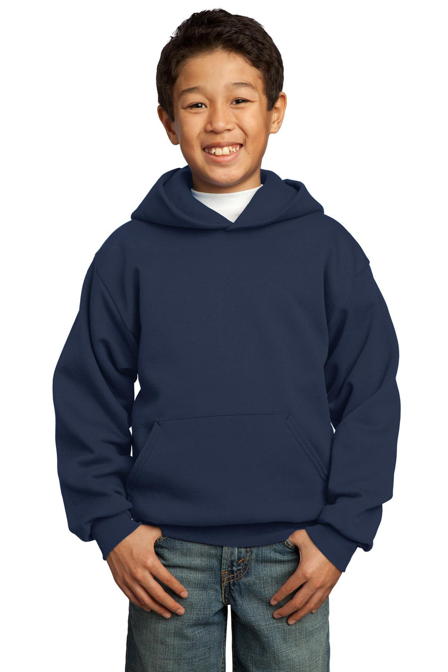 Port & Company ®  - Youth Core Fleece Pullover Hooded Sweatshirt.  PC90YH