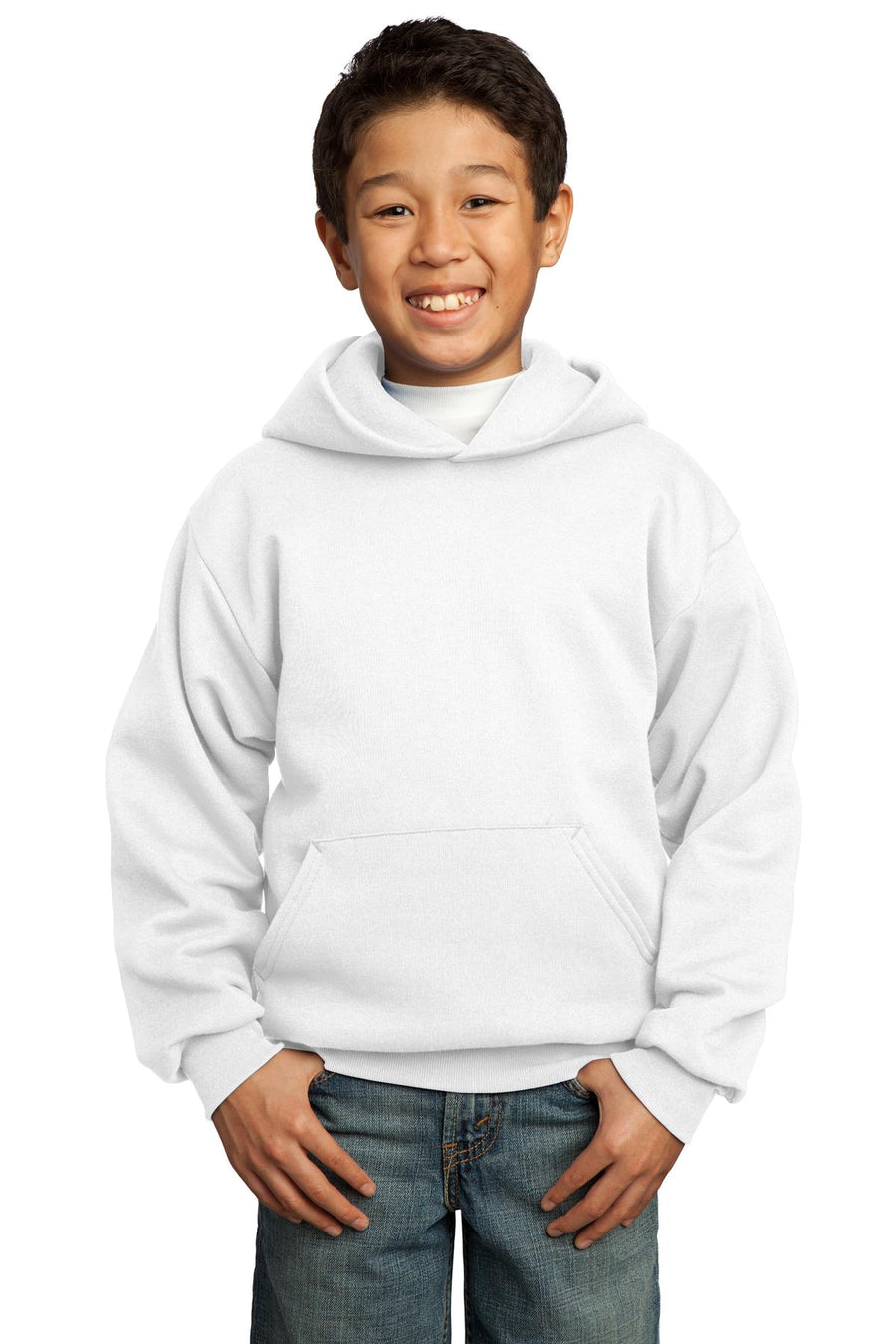 Port & Company ®  - Youth Core Fleece Pullover Hooded Sweatshirt.  PC90YH