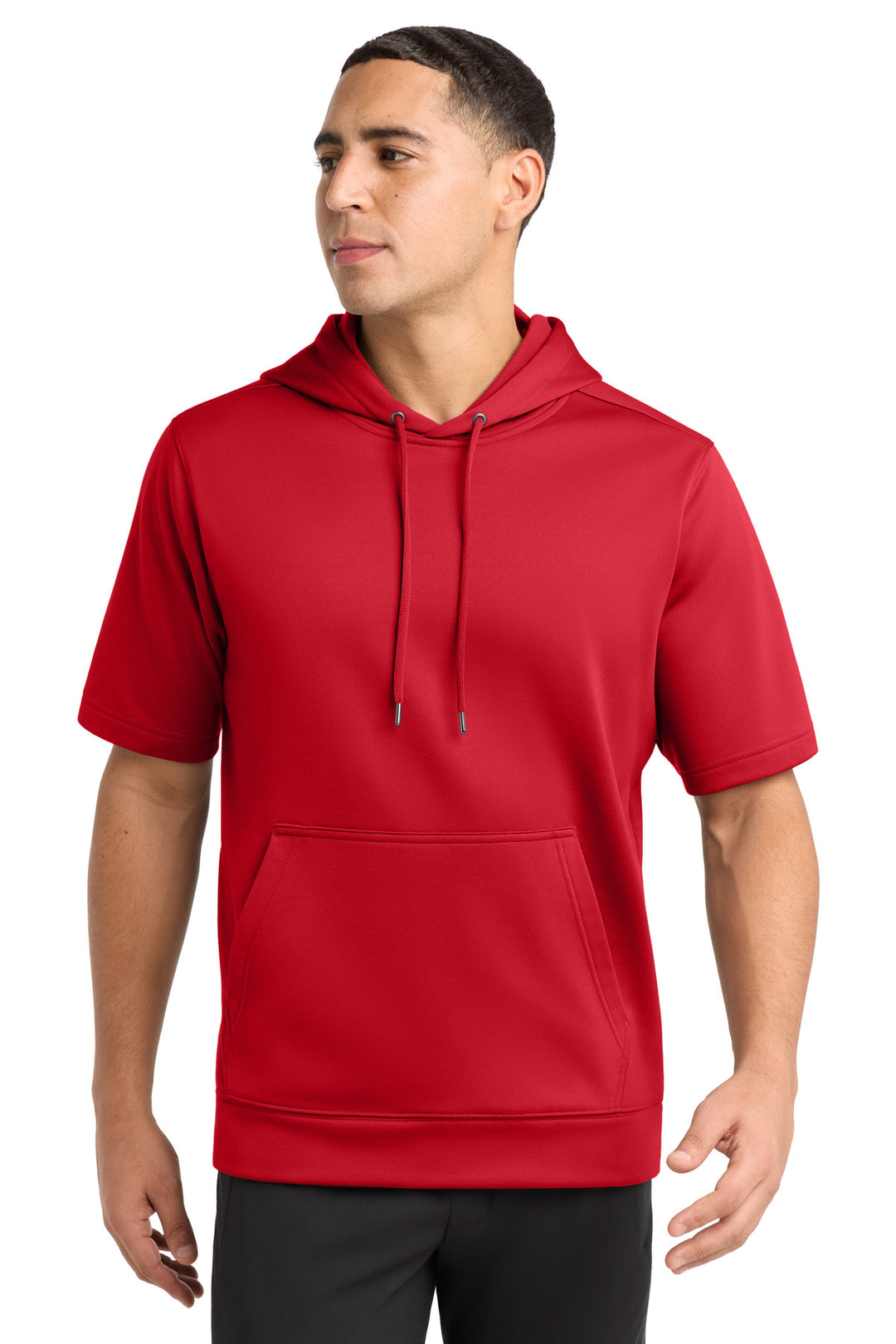 Sport-Tek  ®  Sport-Wick  ®  Fleece Short Sleeve Hooded Pullover. ST251