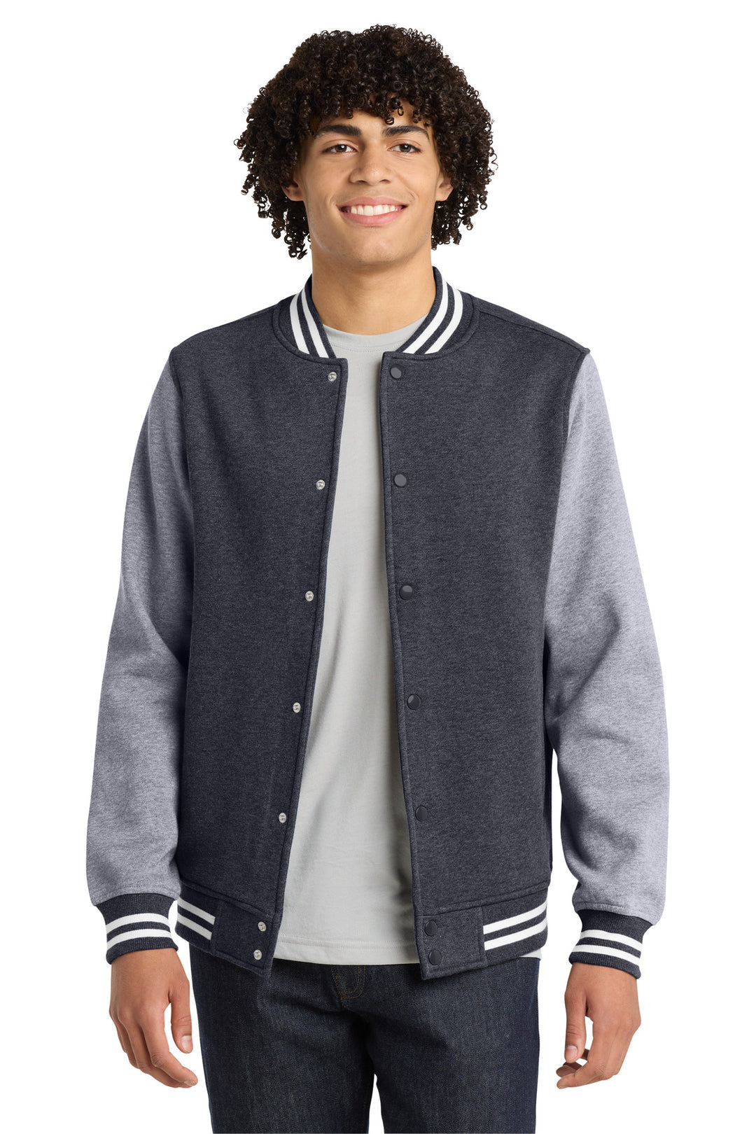 Sport-Tek ®  Fleece Letterman Jacket. ST270