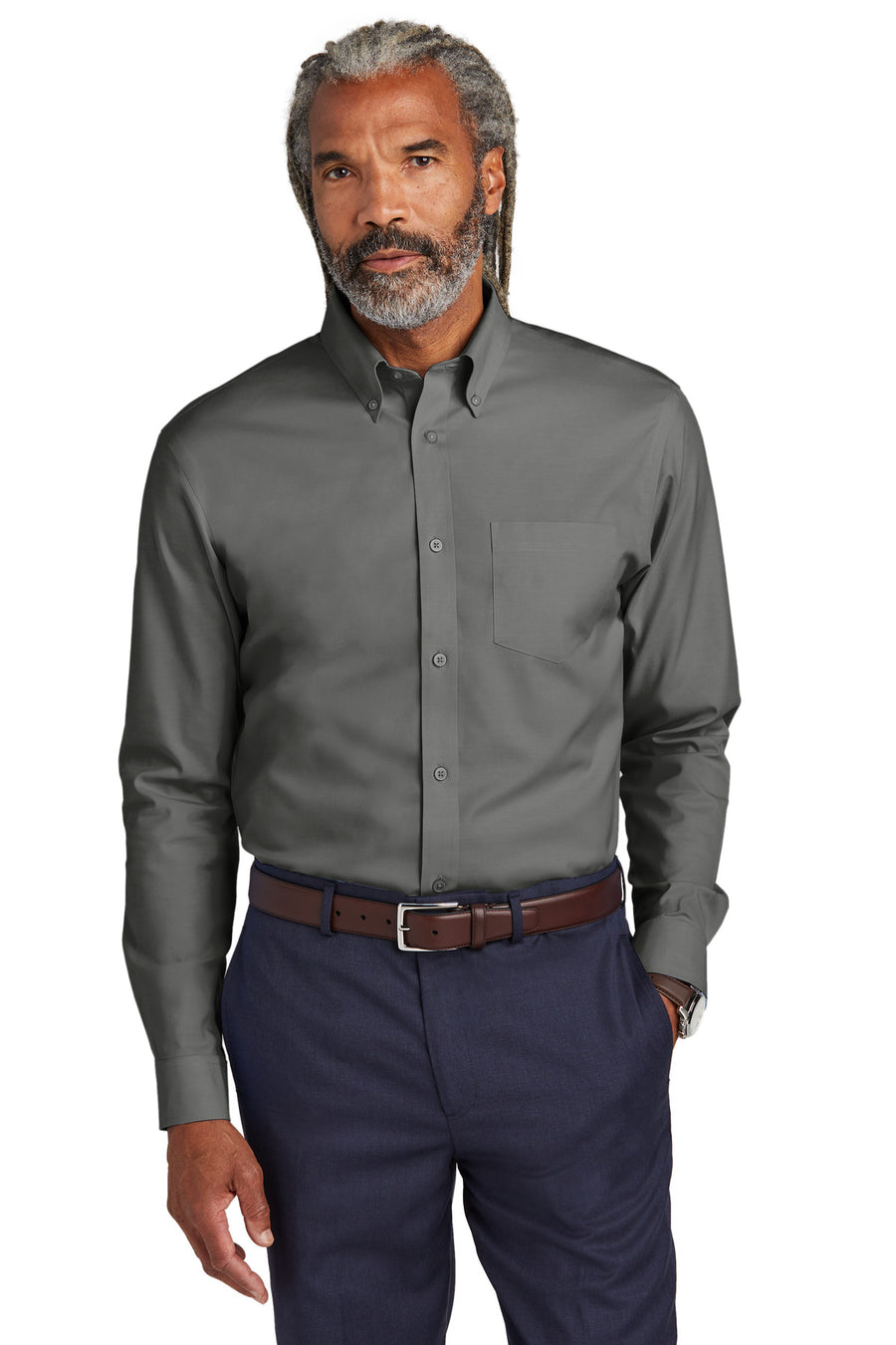 Brooks Brothers ®  Tall Wrinkle-Free Stretch Pinpoint Shirt TBB18000