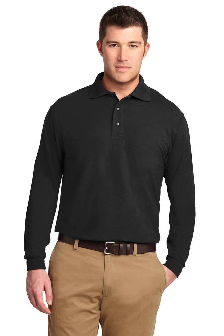 Port Authority ®  Tall Silk Touch™ Long Sleeve Polo. TLK500LS