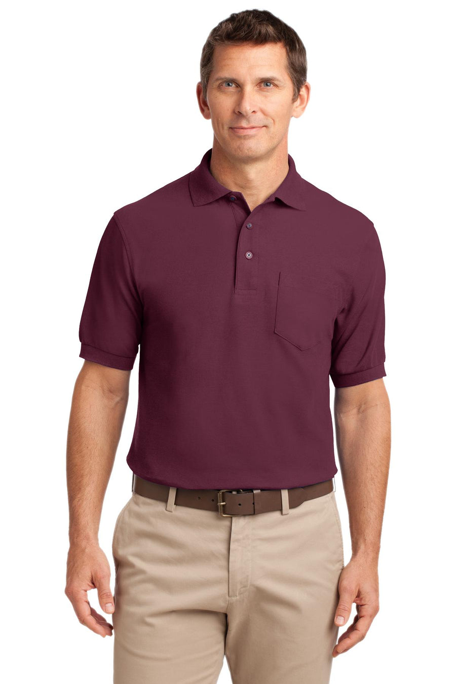 Port Authority ®  Tall Silk Touch™ Polo with Pocket. TLK500P