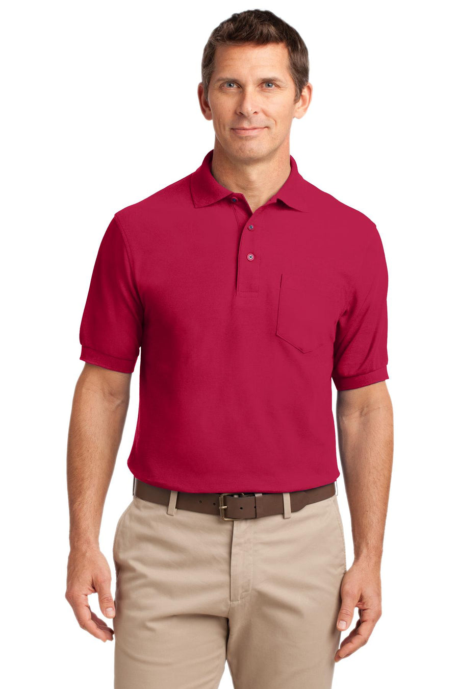 Port Authority ®  Tall Silk Touch™ Polo with Pocket. TLK500P