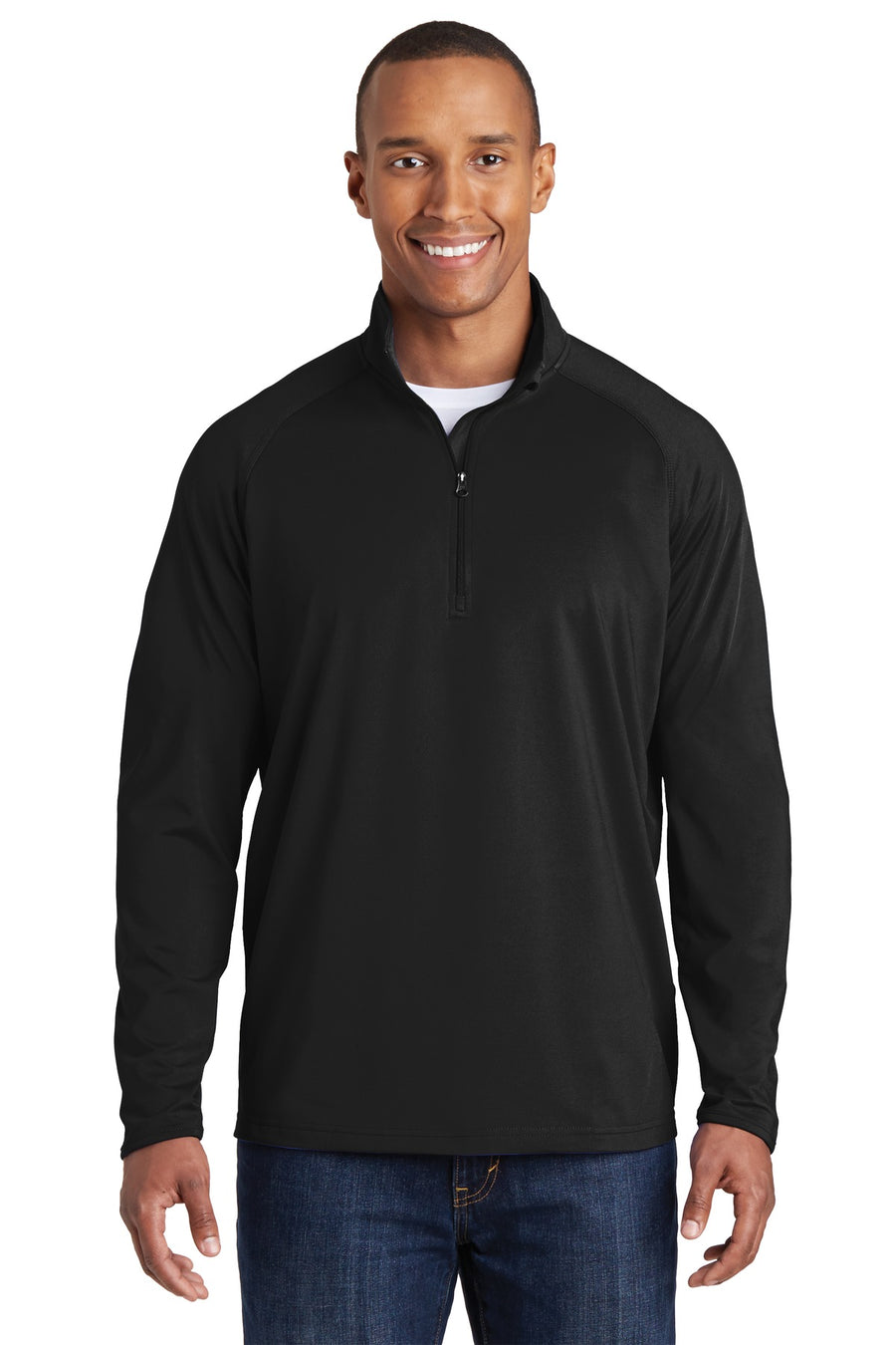 Sport-Tek ®  Tall Sport-Wick ®  Stretch 1/4-Zip Pullover. TST850