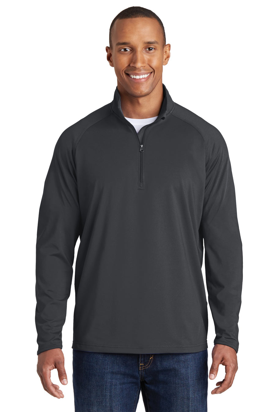 Sport-Tek ®  Tall Sport-Wick ®  Stretch 1/4-Zip Pullover. TST850