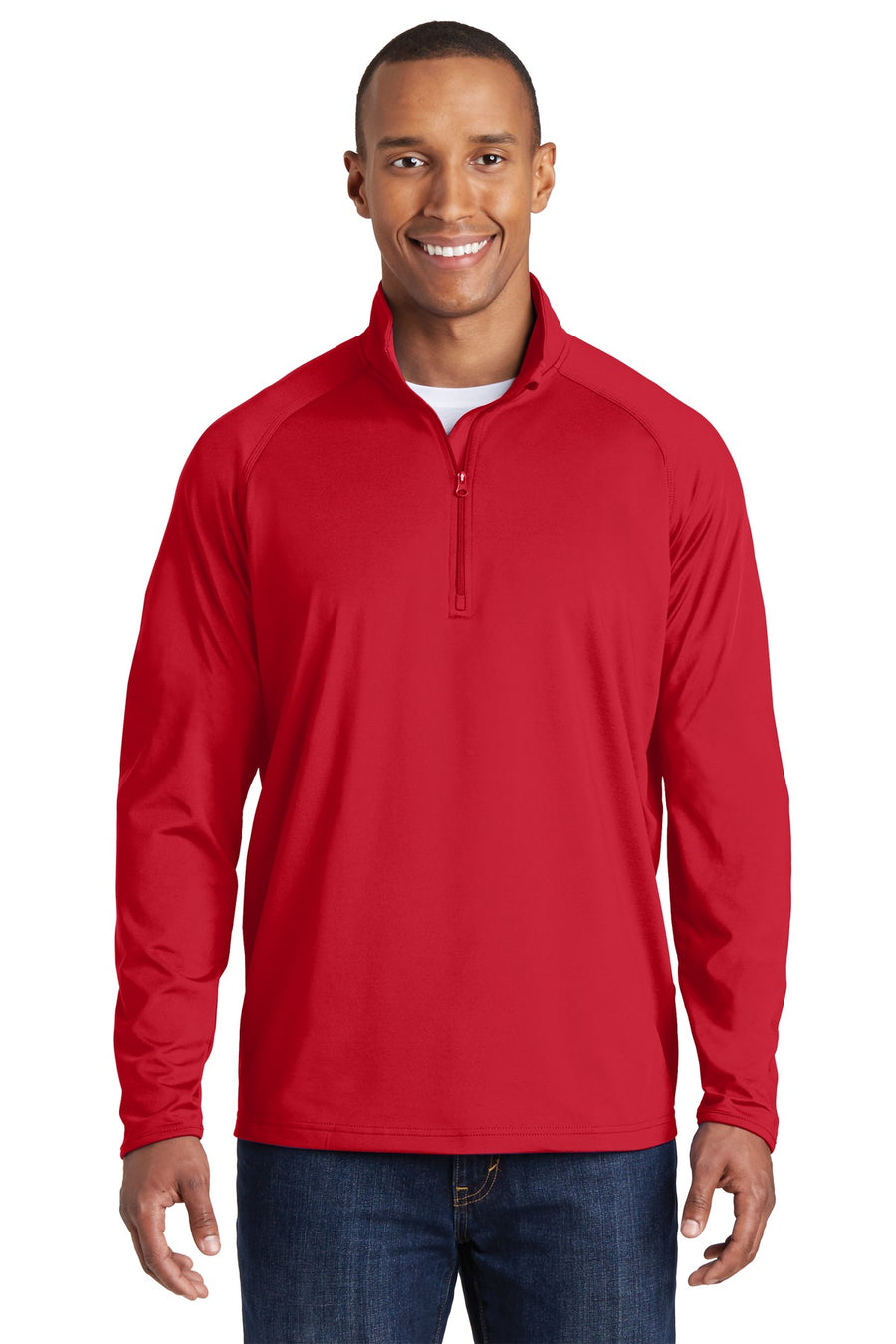 Sport-Tek ®  Tall Sport-Wick ®  Stretch 1/4-Zip Pullover. TST850