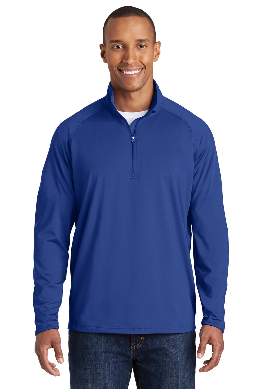 Sport-Tek ®  Tall Sport-Wick ®  Stretch 1/4-Zip Pullover. TST850