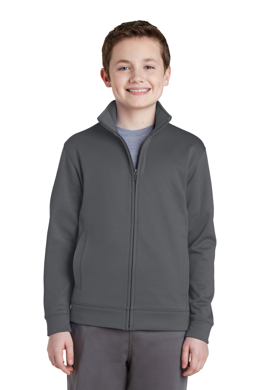 Sport-Tek ®  Youth Sport-Wick ®  Fleece Full-Zip Jacket.  YST241