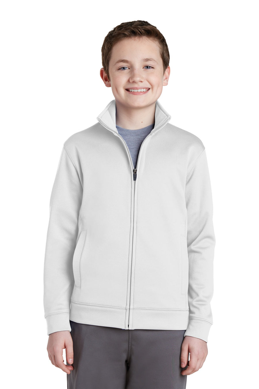 Sport-Tek ®  Youth Sport-Wick ®  Fleece Full-Zip Jacket.  YST241