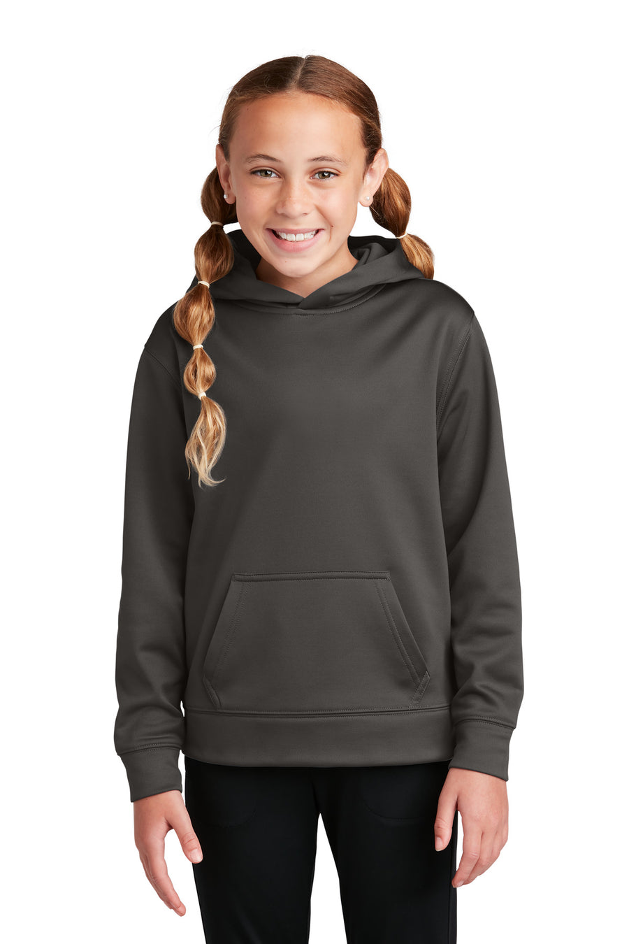 Sport-Tek ®  Youth Sport-Wick ®  Fleece Hooded Pullover. YST244