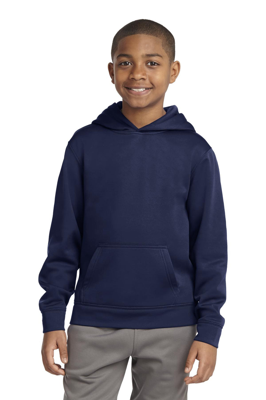 Sport-Tek ®  Youth Sport-Wick ®  Fleece Hooded Pullover. YST244