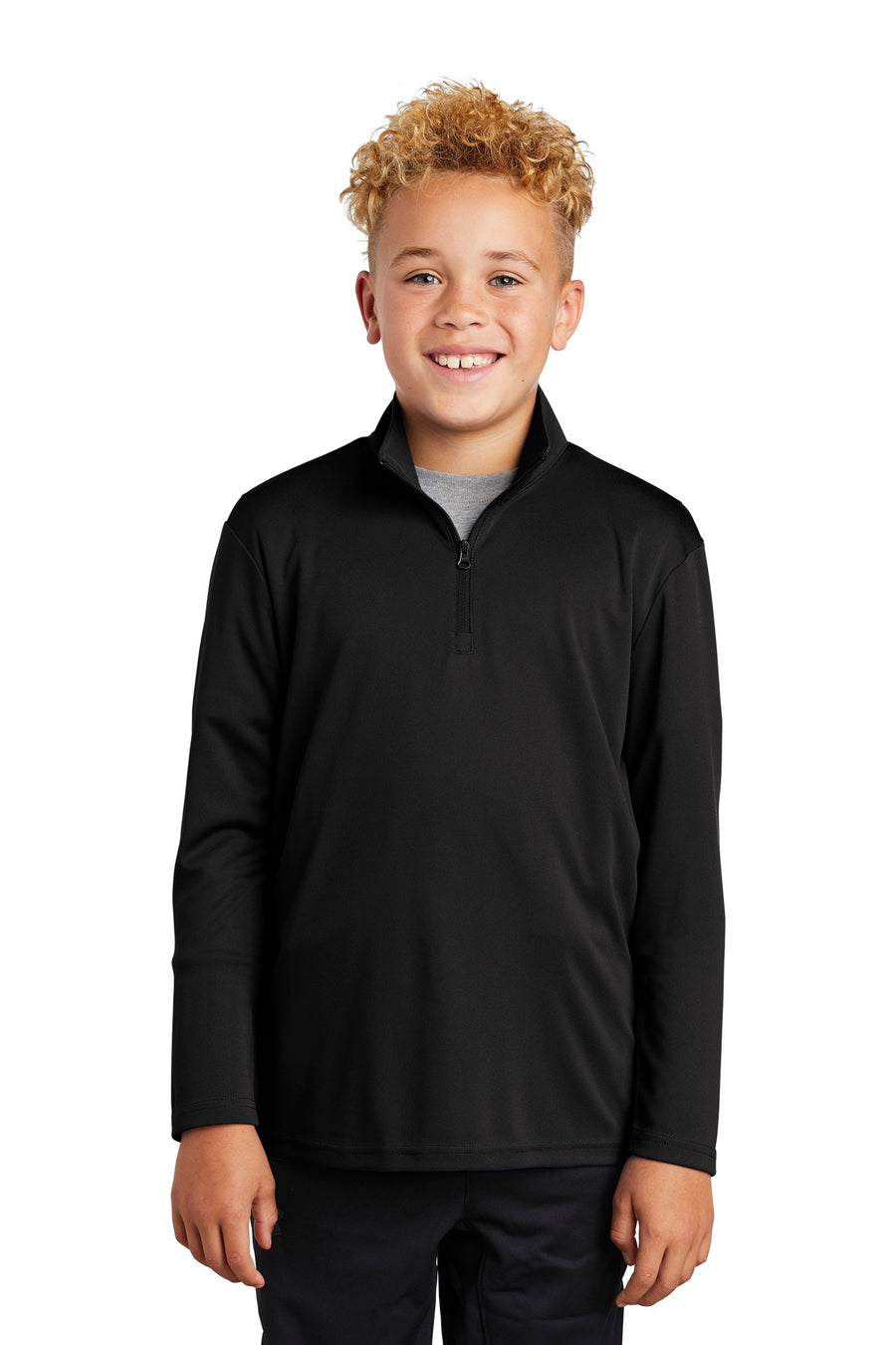 Sport-Tek  ®  Youth PosiCharge  ®  Competitor  ™  1/4-Zip Pullover. YST357