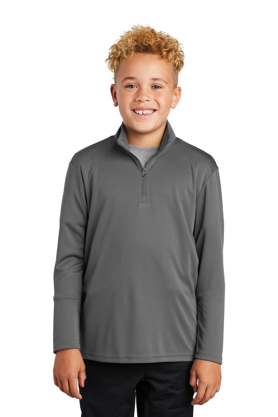 Sport-Tek  ®  Youth PosiCharge  ®  Competitor  ™  1/4-Zip Pullover. YST357