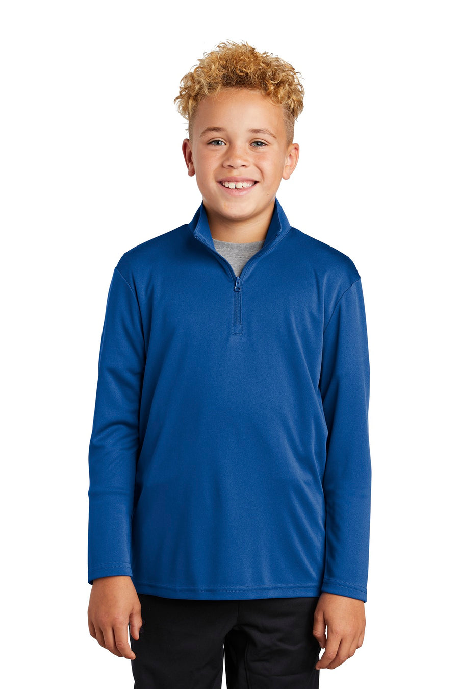 Sport-Tek  ®  Youth PosiCharge  ®  Competitor  ™  1/4-Zip Pullover. YST357