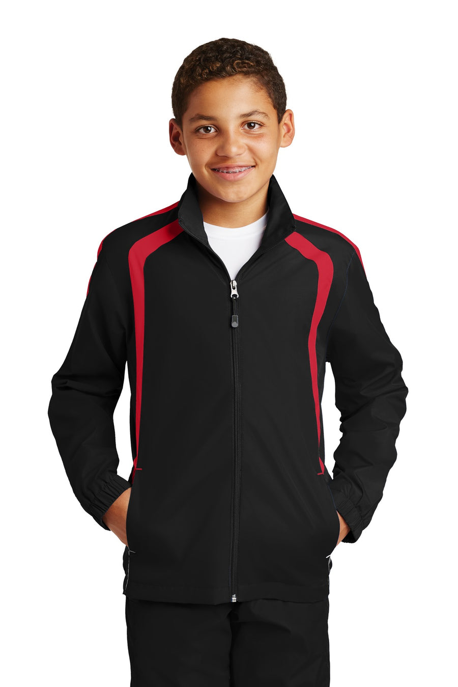 Sport-Tek ®  Youth Colorblock Raglan Jacket. YST60