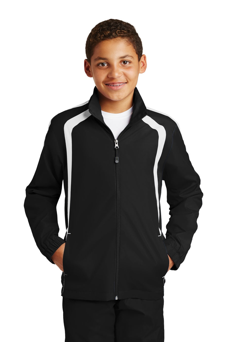 Sport-Tek ®  Youth Colorblock Raglan Jacket. YST60