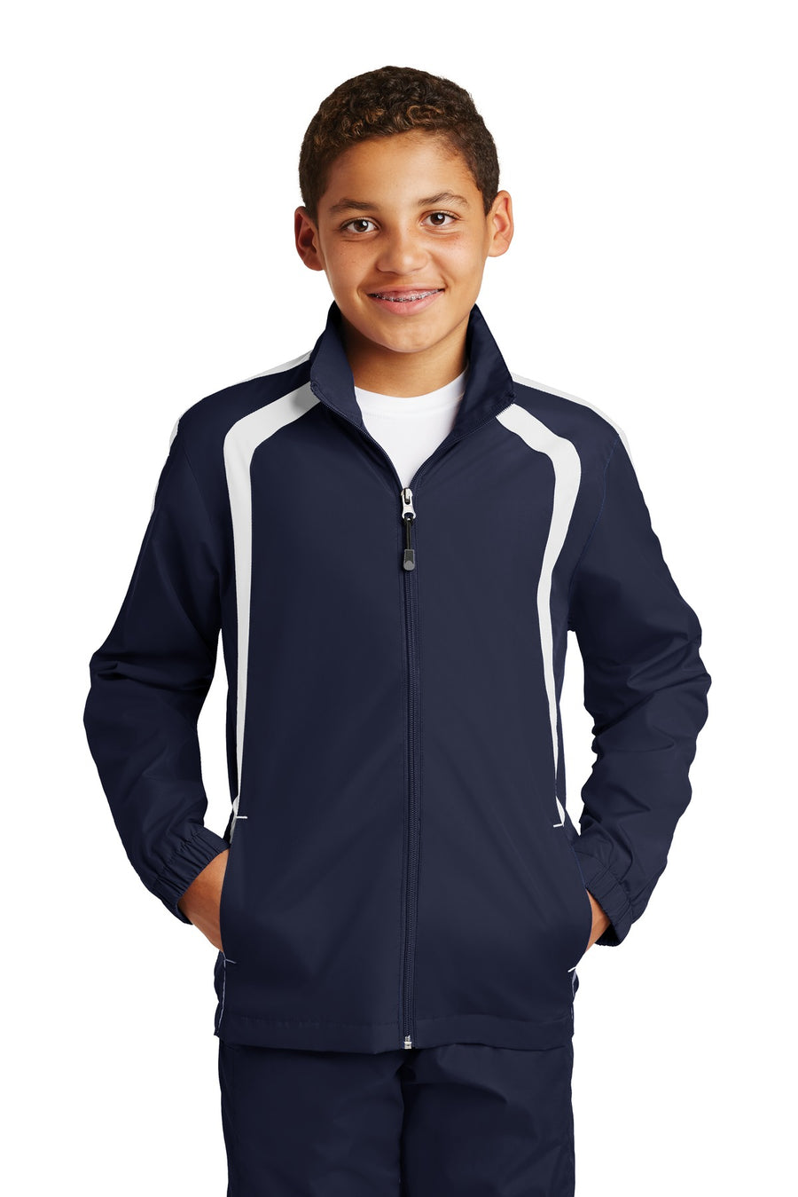 Sport-Tek ®  Youth Colorblock Raglan Jacket. YST60