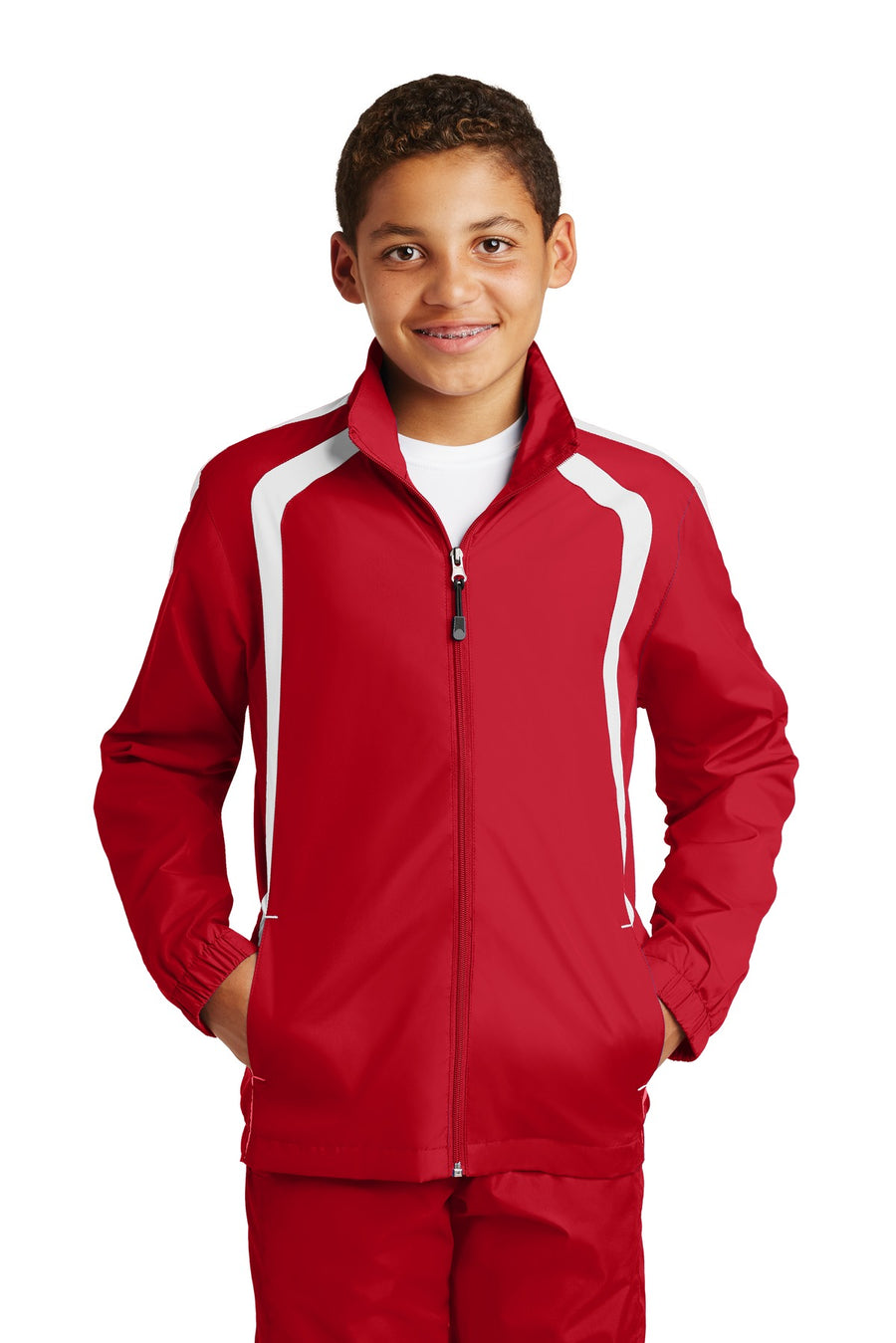 Sport-Tek ®  Youth Colorblock Raglan Jacket. YST60