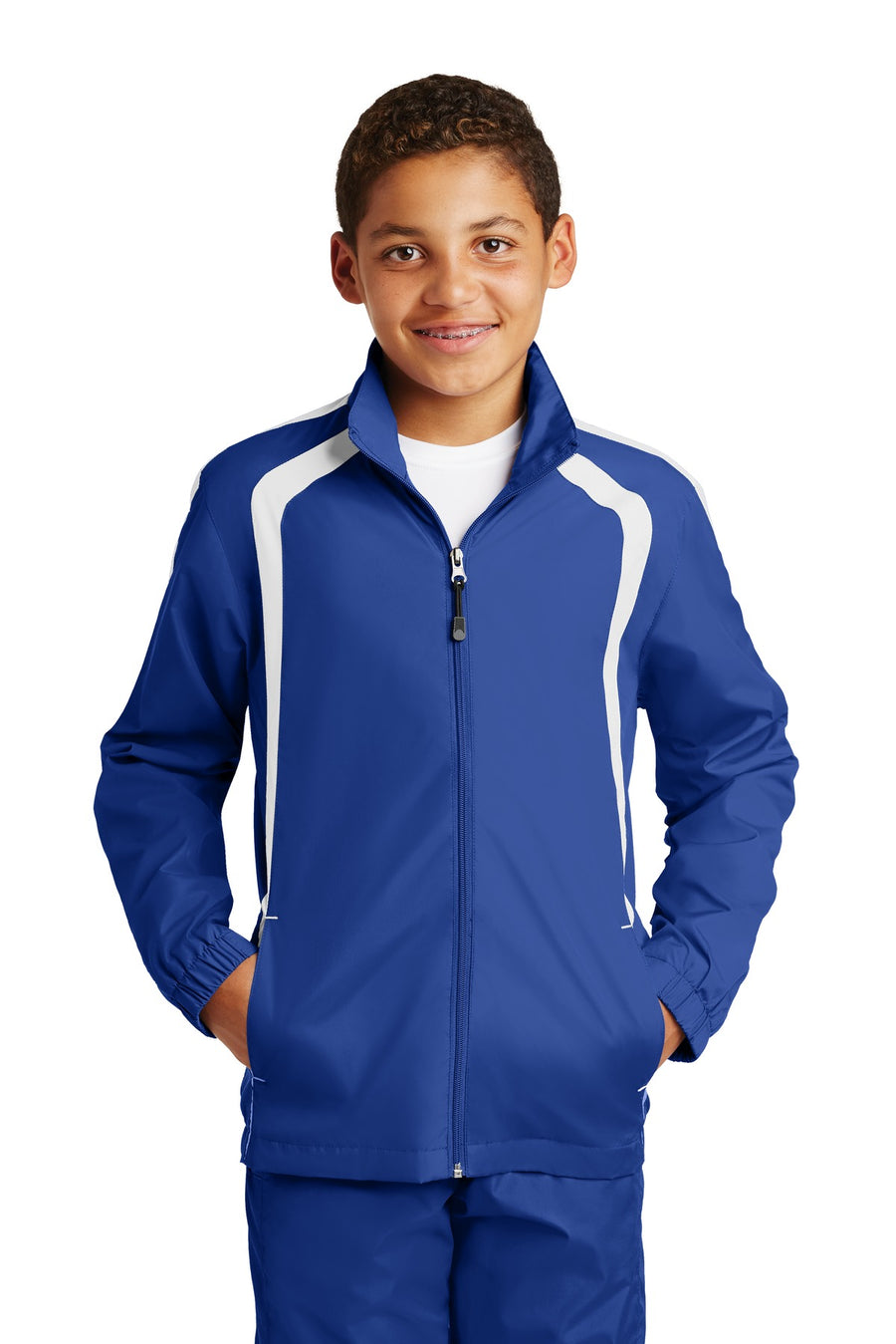 Sport-Tek ®  Youth Colorblock Raglan Jacket. YST60