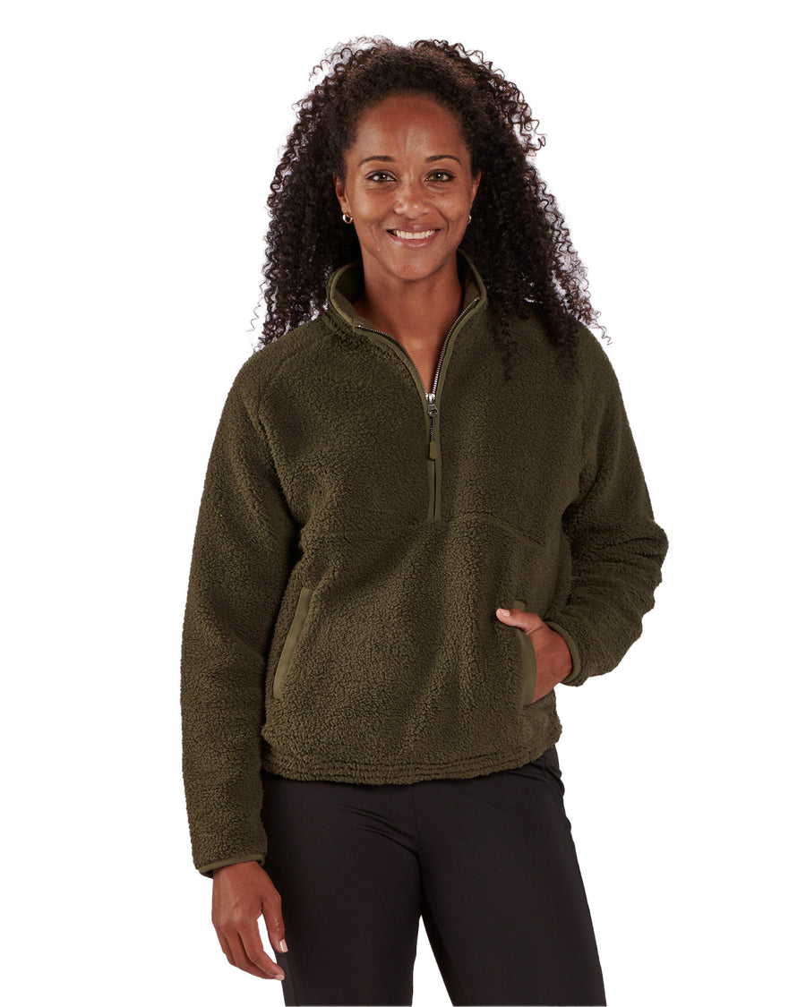 Ladies' Everest Pile Fleece Half-Zip Pullover