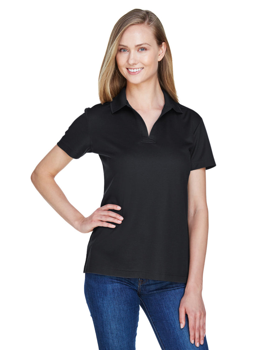 CrownLux Performance� Ladies' Plaited Polo