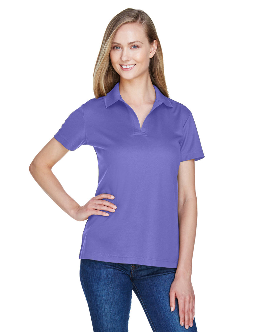 CrownLux Performance� Ladies' Plaited Polo