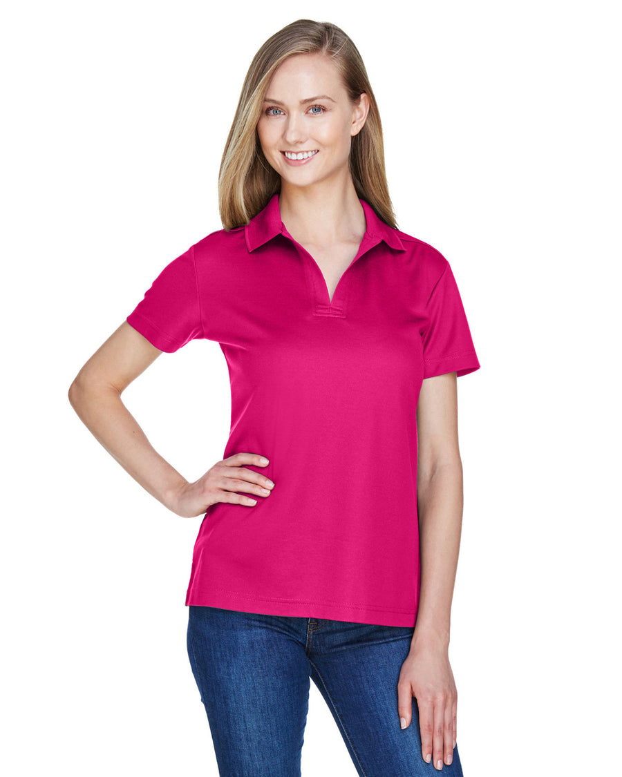 CrownLux Performance� Ladies' Plaited Polo