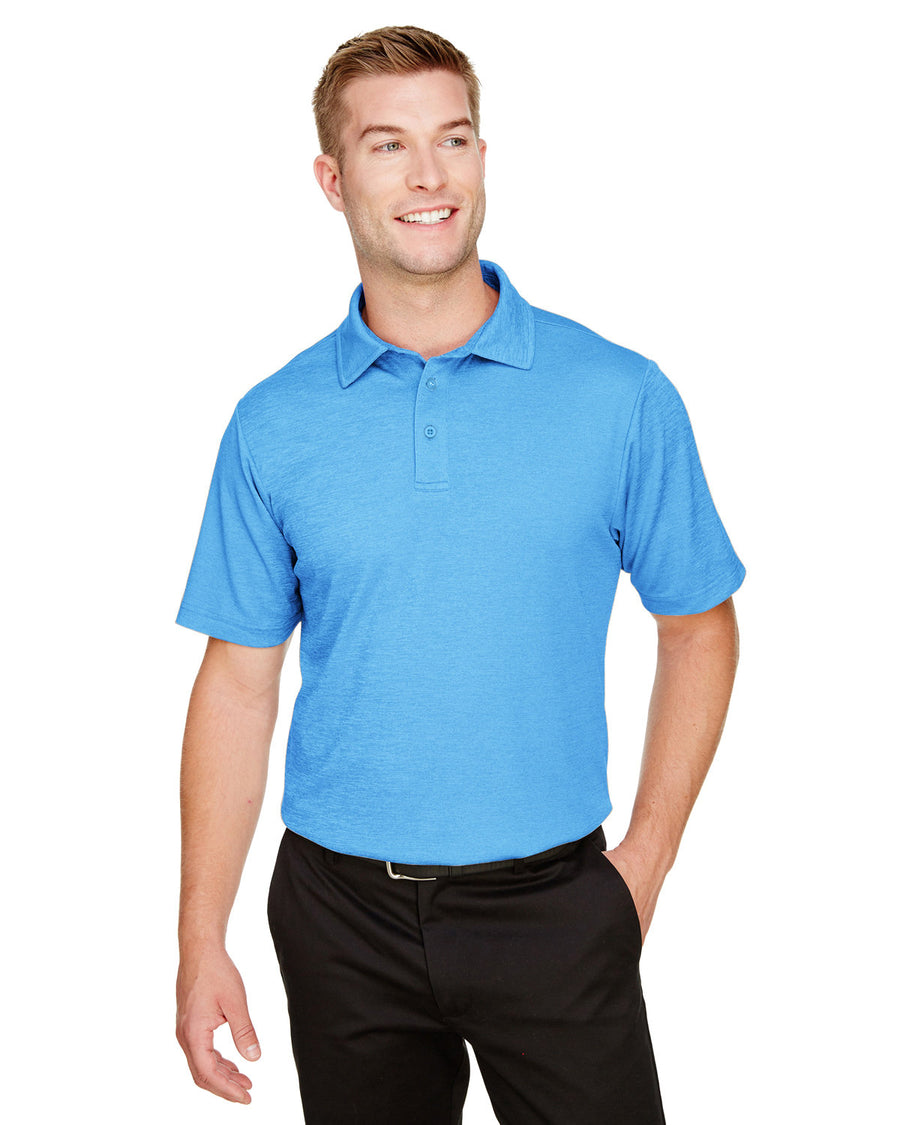 CrownLux Performance® Men's Address Melange Polo