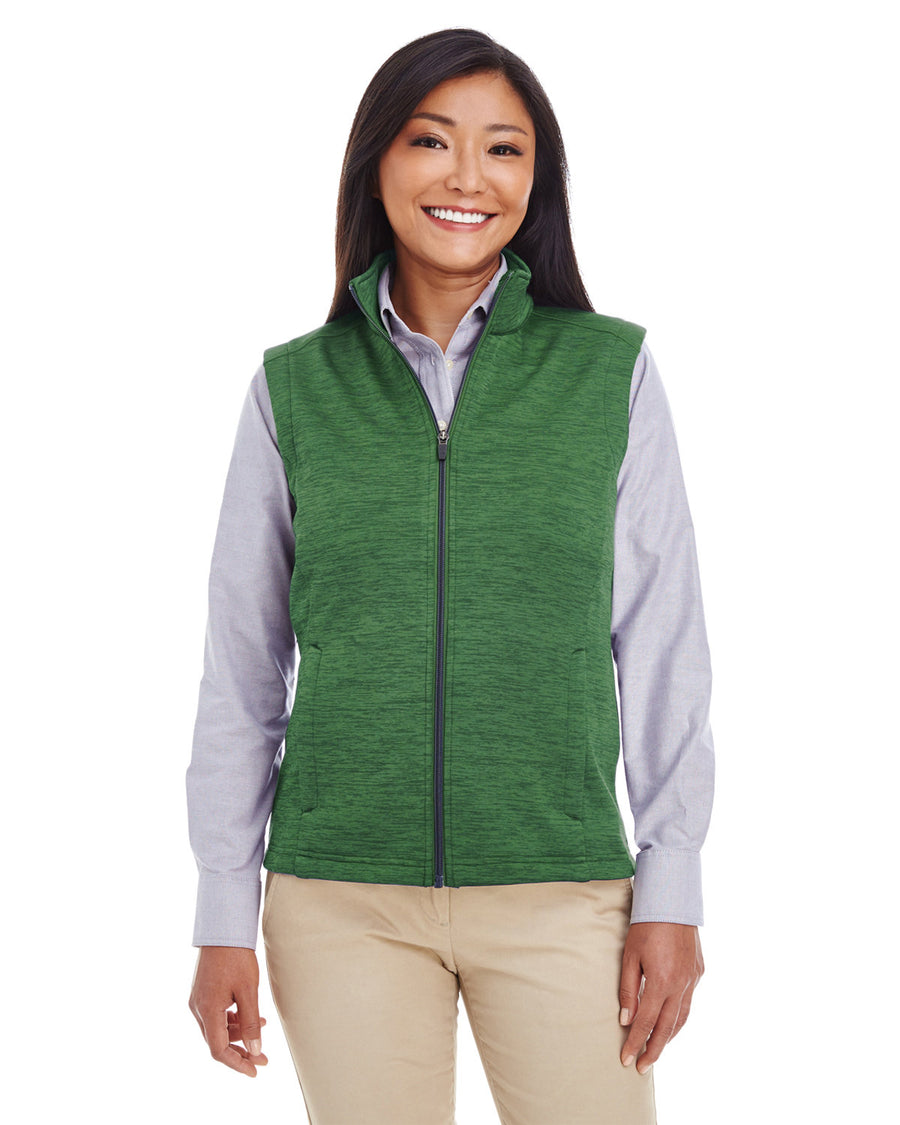 Ladies' Newbury Mélange Fleece Vest