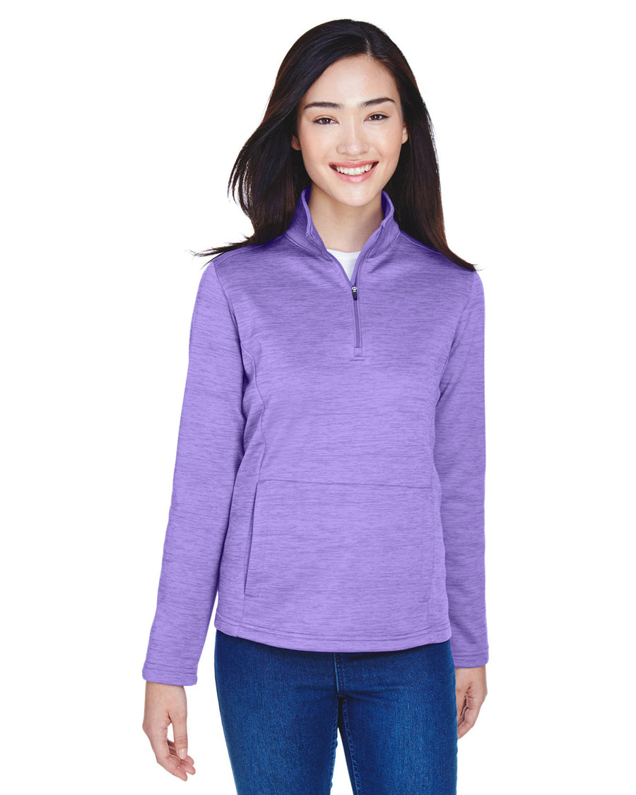 Ladies' Newbury Mélange Fleece Quarter-Zip