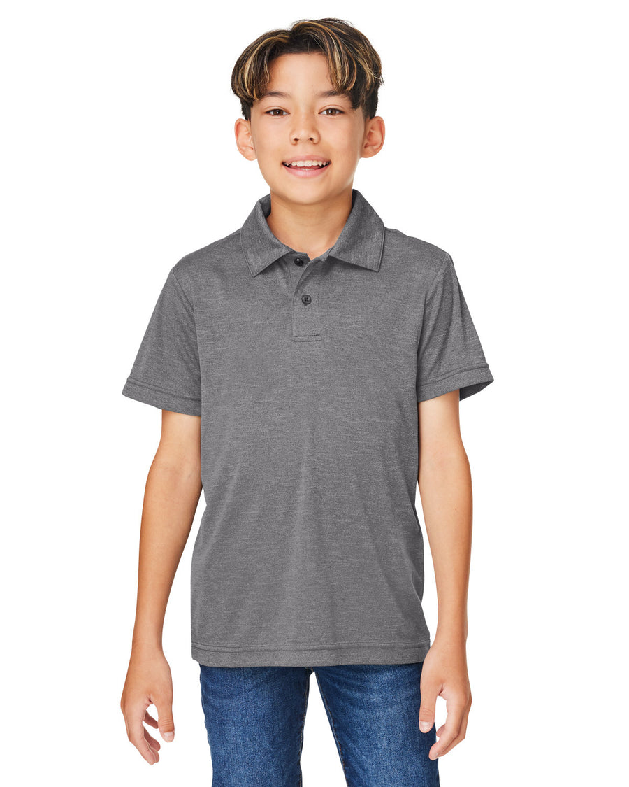 Youth Zone Sonic Heather Performance Polo