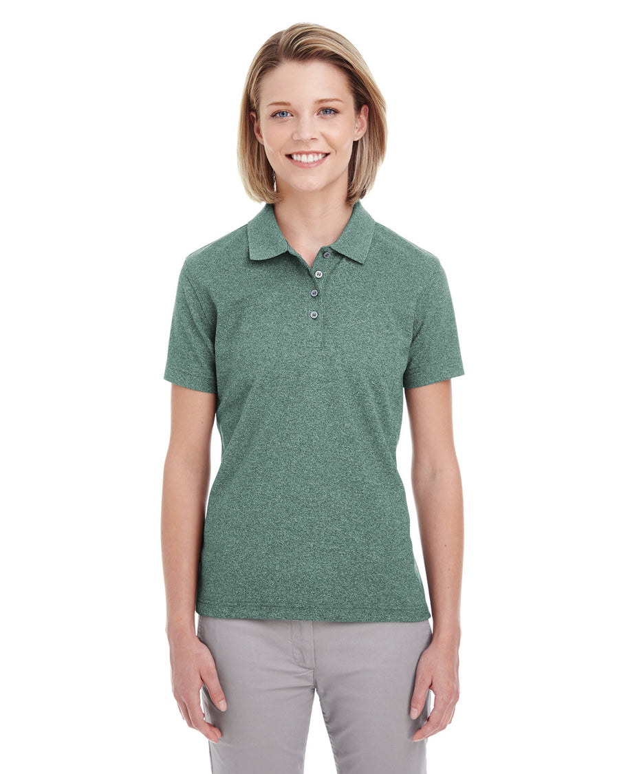 Ladies' Heathered Piqué Polo