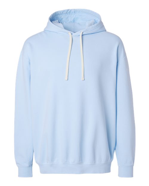 Garment-Dyed Lightweight Fleece Hooded Sweatshirt