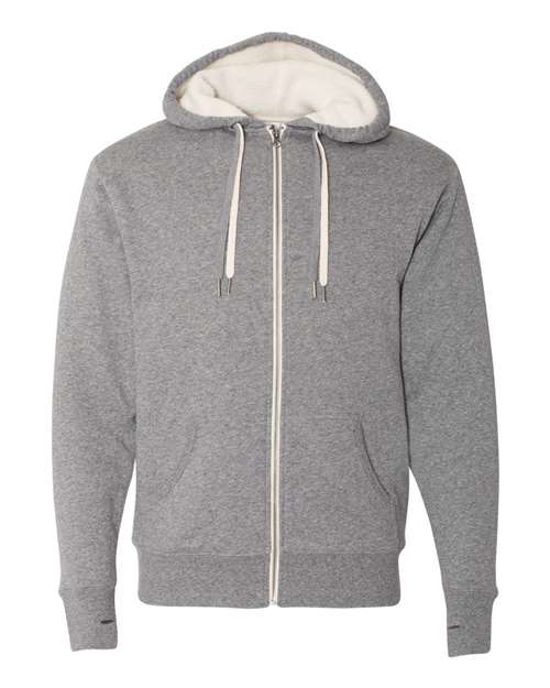 Sherpa-Lined Hooded Sweatshirt