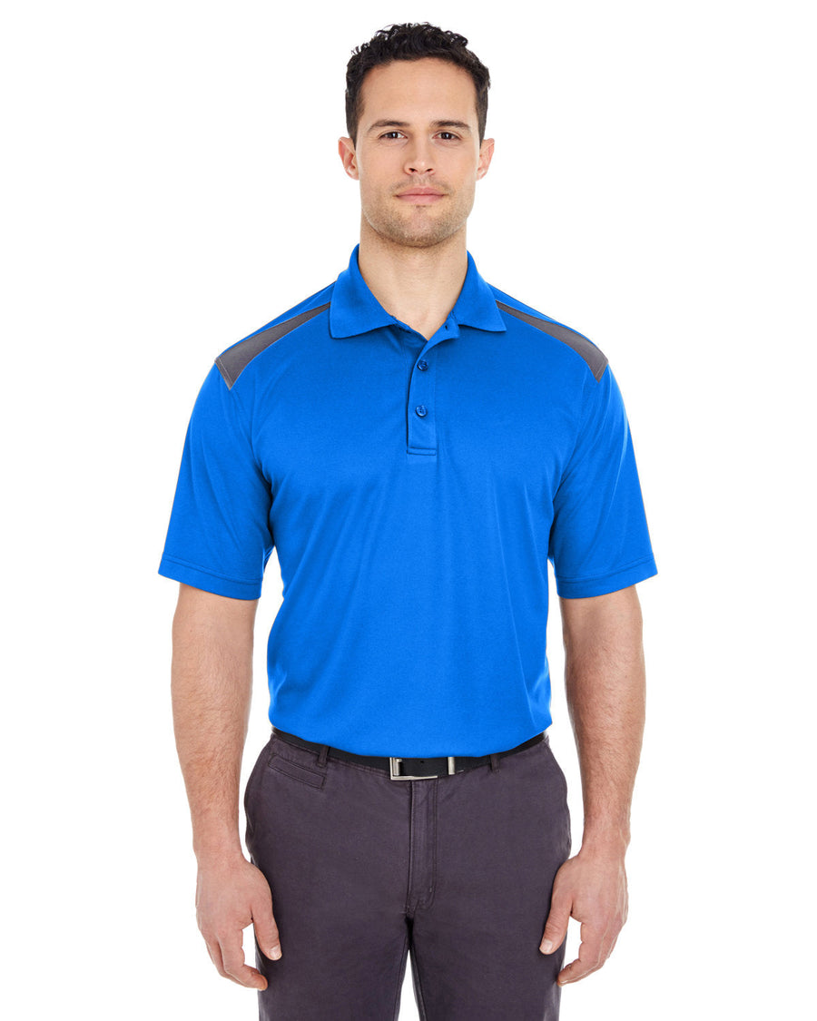 Adult Cool & Dry Two-Tone Mesh Piqué Polo