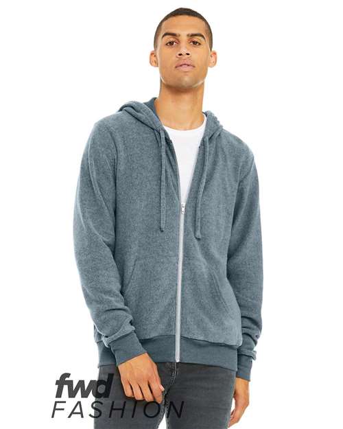 FWD Fashion Sueded Fleece Full-Zip Hoodie