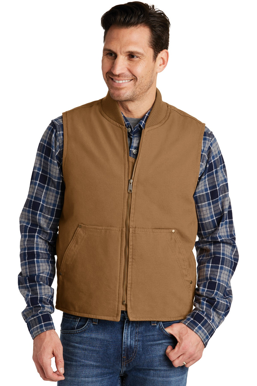 CornerStone® Washed Duck Cloth Vest. CSV40