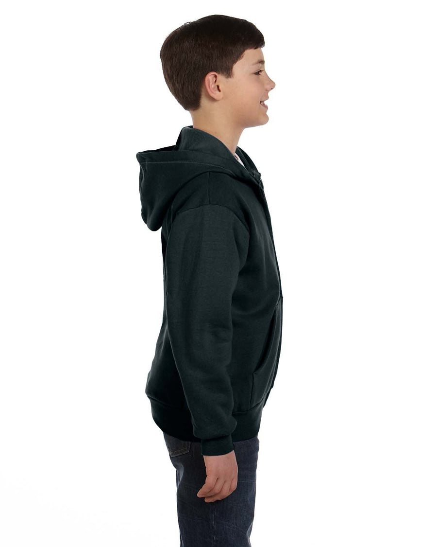 Youth 7.8 oz. EcoSmart® 50/50 Full-Zip Hooded Sweatshirt